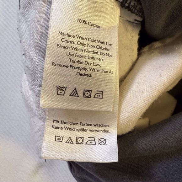 Eddie Bauer Shorts Gray Chino Pleated Front Size 38 Small Mark See Photo Elastic - Picture 10 of 12